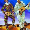 Arlequin Et Pierrot By Andre Derain Paint By Numbers