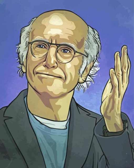 Curb Your Enthusiasm Art Illustration Paint By Numbers