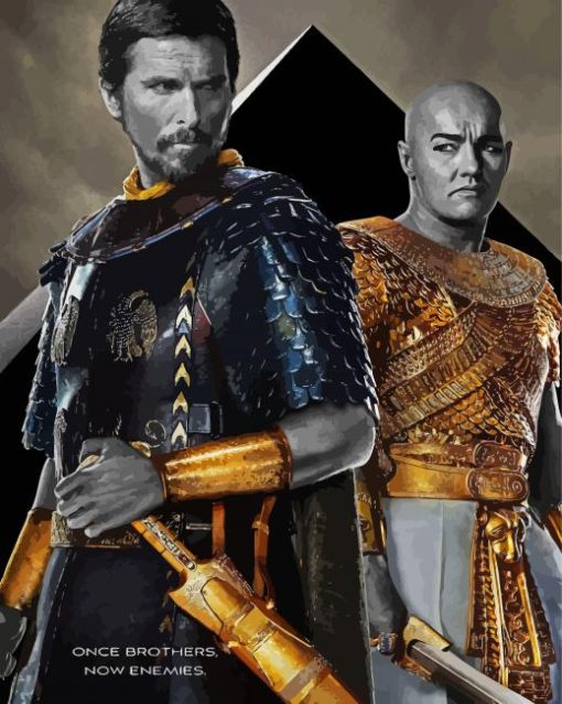 Exodus Gods And Kings Movie Paint By Numbers