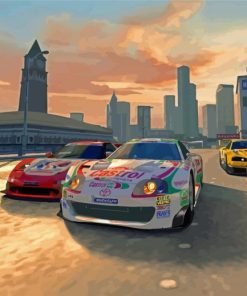 Gran Turismo Racing Game Serie Paint By Numbers