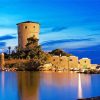 Isola Del Giglio Castle Paint By Numbers