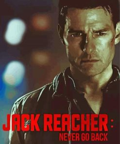 Jack Reacher Never Go Back Poster Paint By Numbers