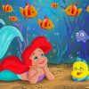 Little Mermaid Flounder And Ariel Paint By Numbers