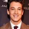Miles Teller Smiling Paint By Numbers