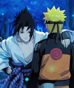 Naruto Vs Sasuke Uchiha Paint By Numbers