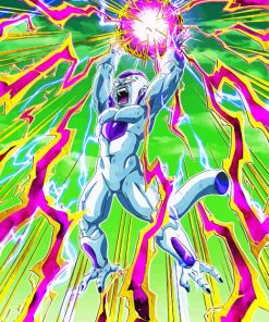 Powerful Frieza Dragon Ball Z Anime Paint By Numbers
