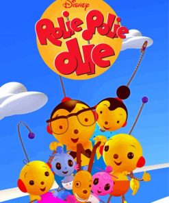 Rolie Polie Olie Poster Paint By Numbers
