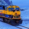 Snow Alaska Railroad Paint By Numbers