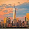 Sunset At One World Trade Center Paint By Numbers