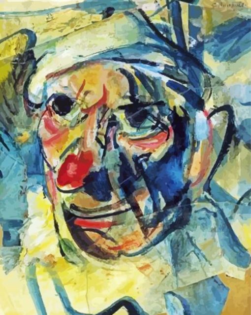 The Clown By George Rouault Paint By Numbers