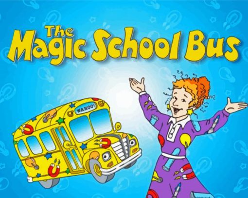 The Magic School Bus Animation Serie Paint By Numbers
