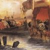 The State Barge Of Cardinal Richelieu On The Rhone By Paul Delaroche Paint By Numbers