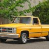 Yellow 1984 GMC Truck Paint By Numbers