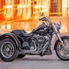 Aesthetic Three Wheeler Harley Davidson Trike Paint By Numbers