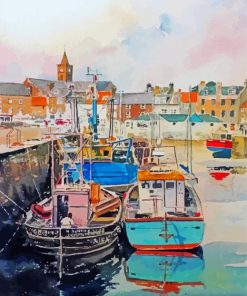Anstruther Prints Scotland Paint By Numbers