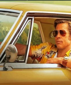 Brad Pitt Once Upon A Time In Hollywood Paint By Numbers