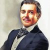 Classy Clark Gable Art Paint By Numbers