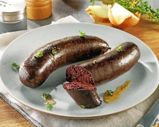 Delicious Boudin Food Paint By Numbers
