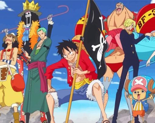 One Piece Mugiwara Paint By Numbers