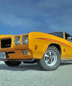 Yellow Pontiac 1970 GTO Car Paint By Numbers