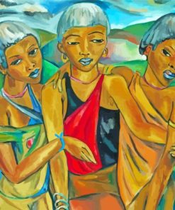 A Womens Thing Three Swazi Girls By Irma Stern Paint By Number