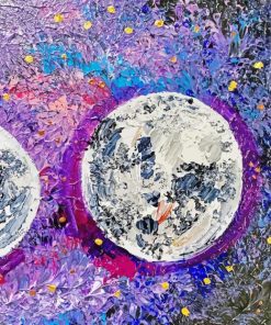 Abstract Moon Paint By Numbers