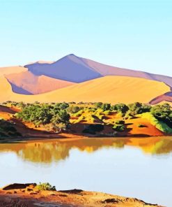African Landscape Desert Paint By Numbers