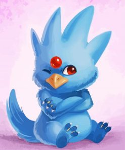 Baby Golduck Pokemon Paint By Number