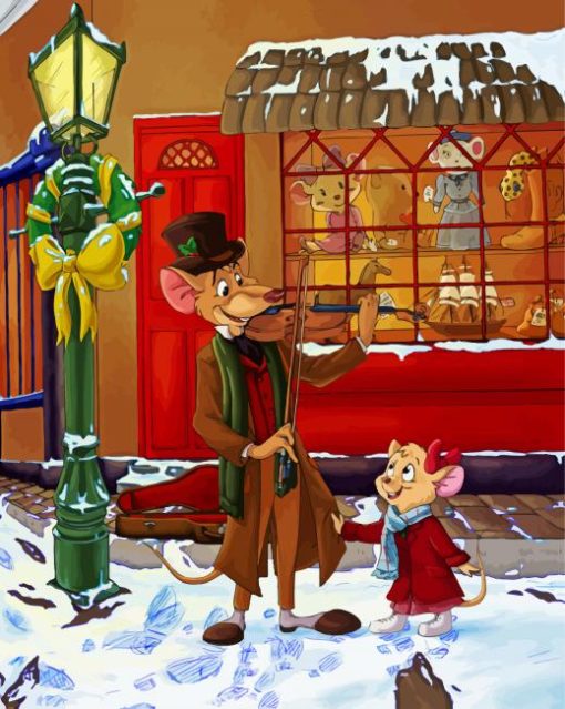 The Great Mouse Detective Paint By Numbers