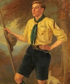 Boy Scout Art Paint By Numbers