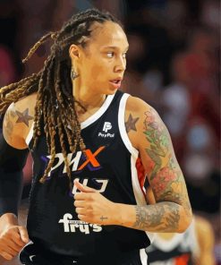 Brittney Griner Art Paint By Numbers