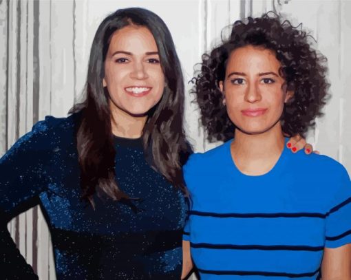 Broad City Actresses Paint By Numbers