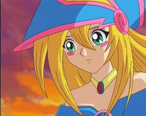 Dark Magician Girl Anime Paint By Numbers