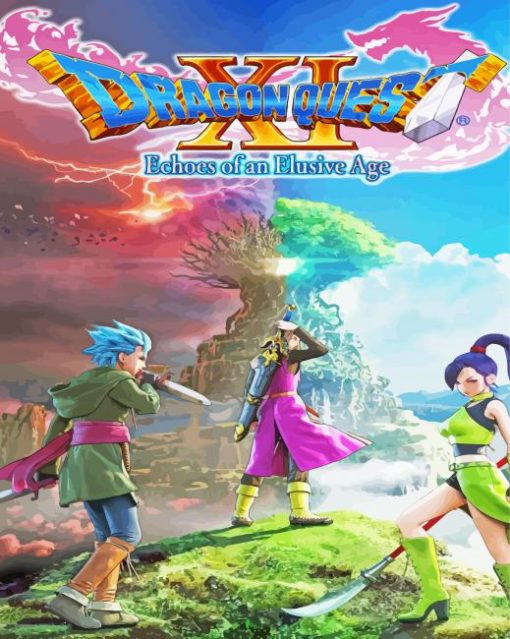 Dragon Quest Game Poster Paint By Number