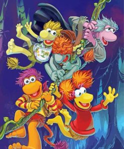 Fraggle Rock Characters Paint By Number