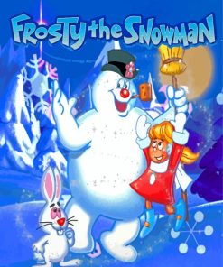 Frosty The Snowman Poster Paint By Number