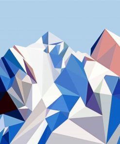 Geometrical Mountain Paint By Numbers