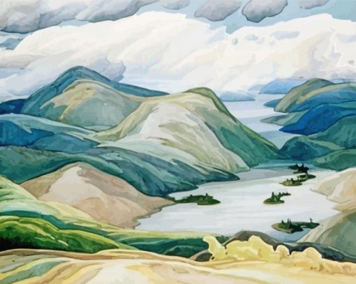 Grace Lake By Franklin Carmichael Paint By Number