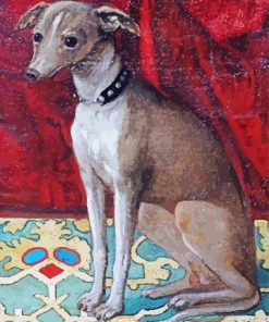 Grey Italian Greyhound Paint By Numbers