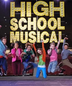 High School Musical Show Paint By Numbers