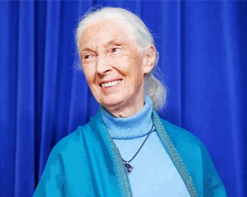 Jane Goodall Paint By Numbers