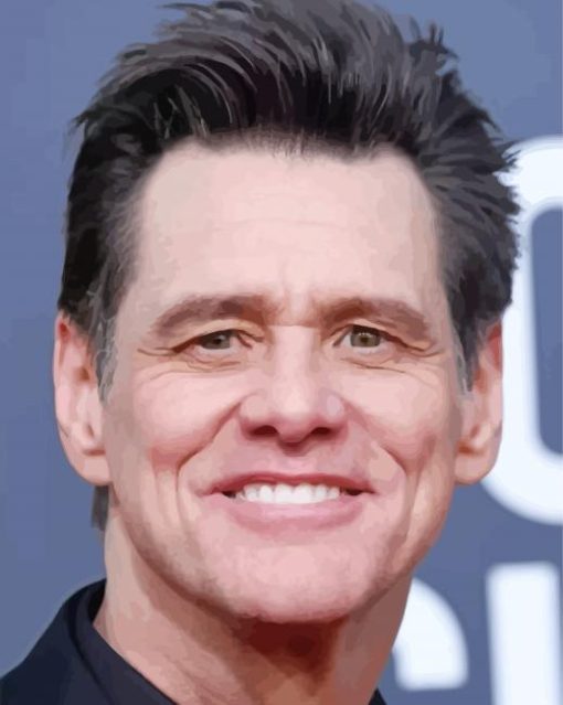 Jim Carrey Face Paint By Number