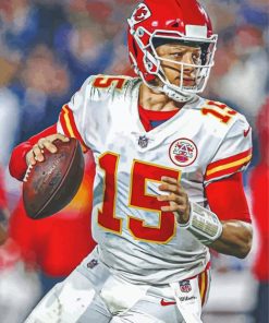 Kansas City Chiefs Patrick Mahomes Paint By Numbers