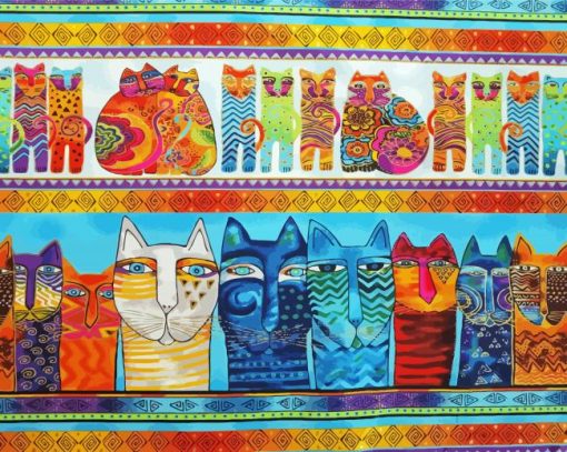 Laurel Burch Cats Paint By Numbers