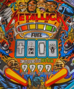 Metallica Pinball Paint By Numbers