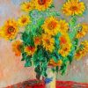 Monet Sunflowers Paint By Numbers