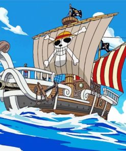 One Piece Going Merry Paint By Numbers