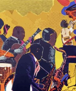 Out Chorus By Romare Bearden Paint By Number