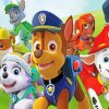 Pat Paw Patrouille Paint By Numbers