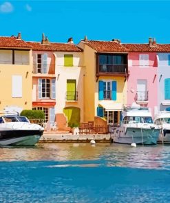 Port Grimaud France Paint By Numbers